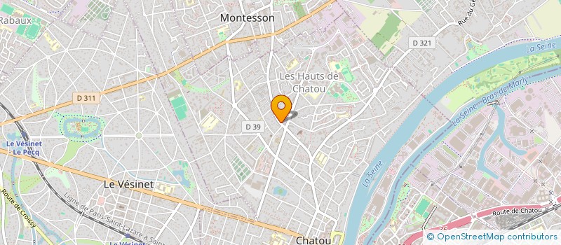 localisation de l'entreprise CF CHATOU  CHATOU