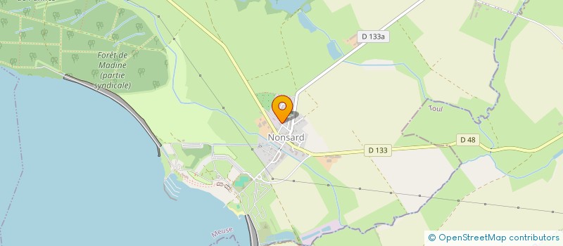 localisation de l'entreprise CF CHAUFFAGE à NONSARD-LAMARCHE
