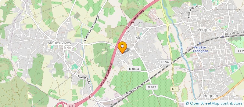 localisation de l'entreprise CF CLE  MUS