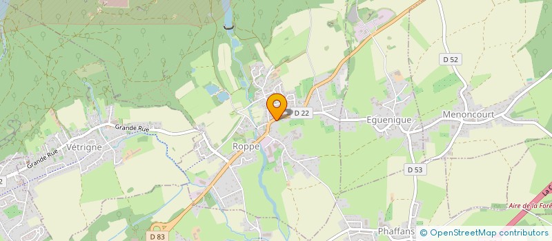 localisation de l'entreprise CF COMPTA à ROPPE