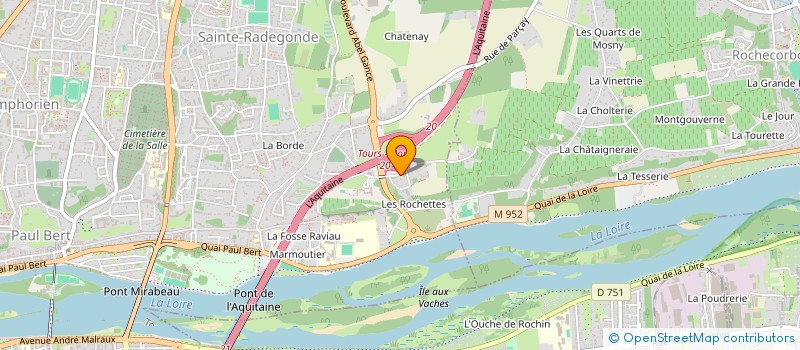 localisation de l'entreprise CF CONCEPT à TOURS