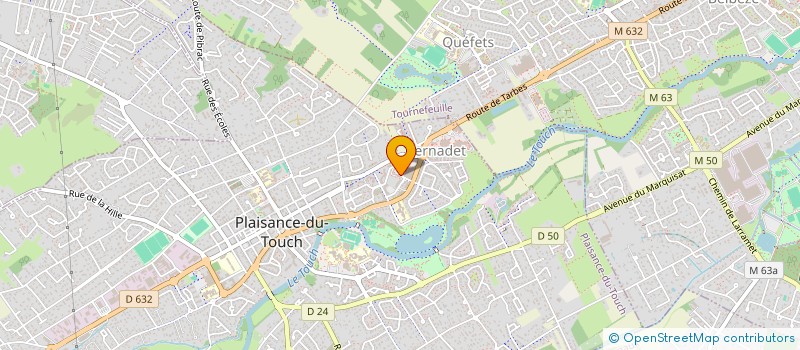 localisation de l'entreprise CF CONCEPT  PLAISANCE-DU-TOUCH