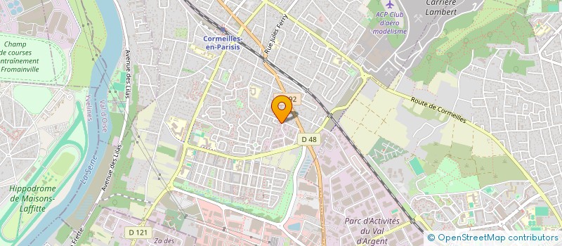localisation de l'entreprise CF CONCEPT. COURANT FAIBLE CONCEPT à CORMEILLES-EN-PARISIS