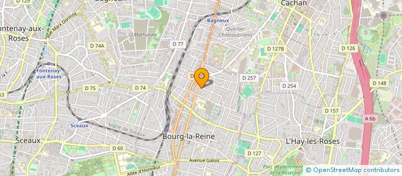 localisation de l'entreprise CF CONSEIL SERVICE à BOURG-LA-REINE