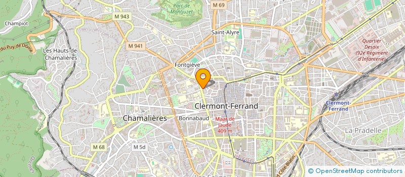 localisation de l'entreprise CF CONSTRUCTION  CLERMONT-FERRAND