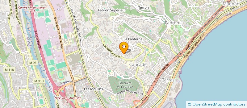 localisation de l'entreprise CF CONSULTING à NICE
