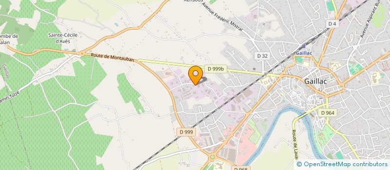 localisation de l'entreprise CF CUIRASSES  GAILLAC