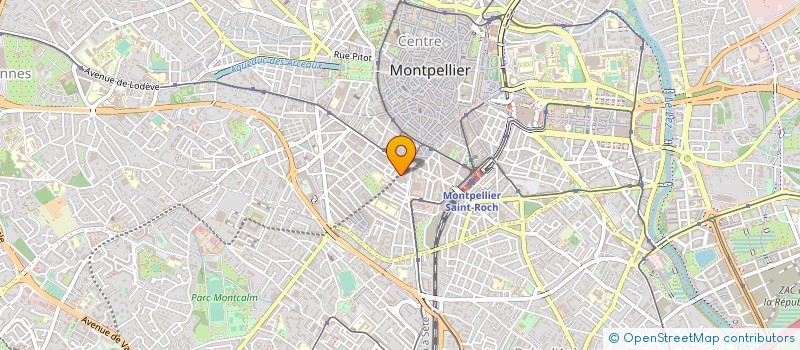 localisation de l'entreprise CF DESIGN à MONTPELLIER