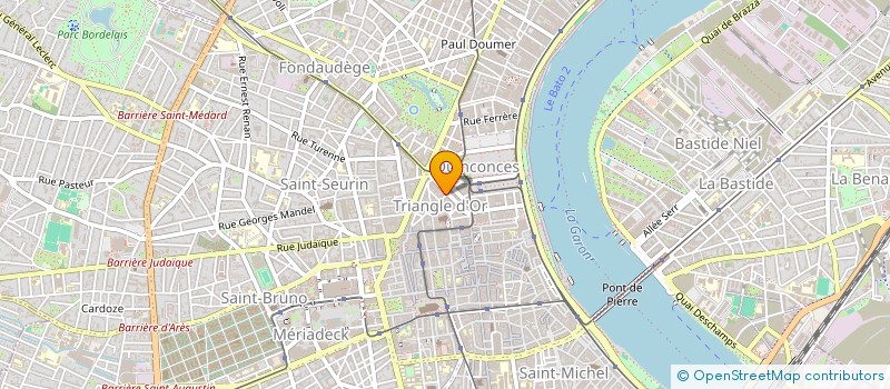 localisation de l'entreprise CF DESIGN  BORDEAUX