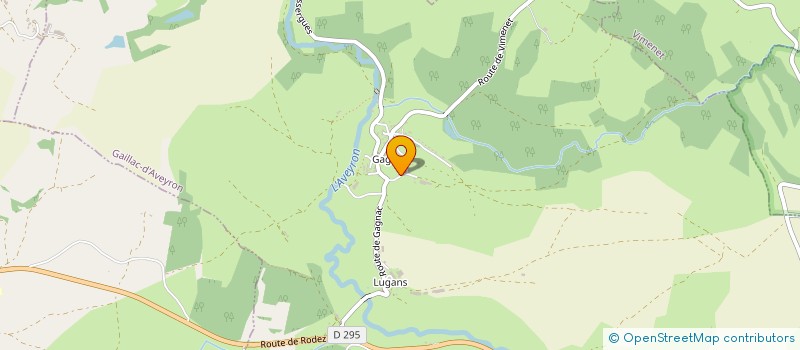 localisation de l'entreprise CF ENERGIE  GAILLAC-D'AVEYRON