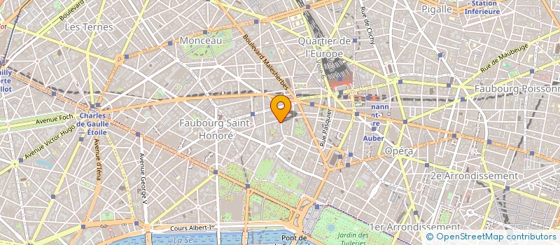 localisation de l'entreprise CF EQUITY 2  PARIS