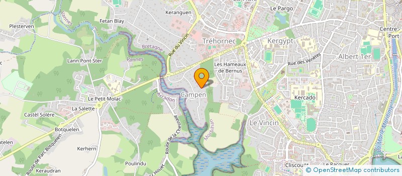 localisation de l'entreprise CF FINANCE à VANNES
