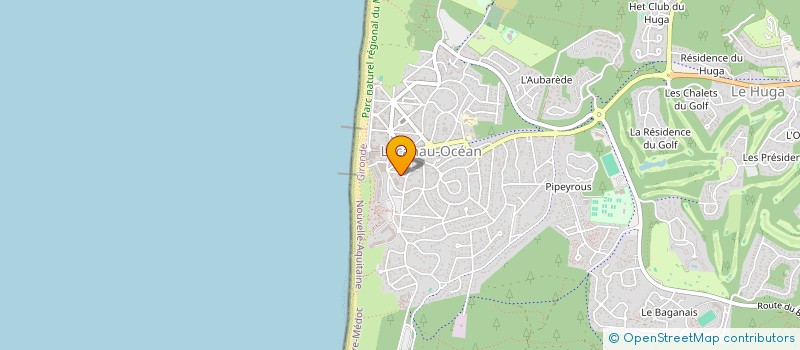 localisation de l'entreprise CF GLISSE  LACANAU