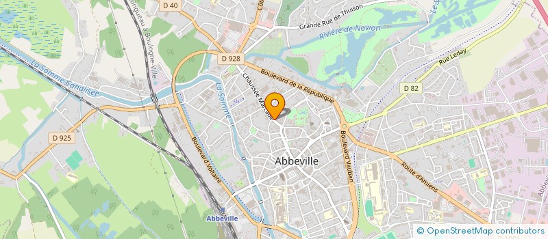 localisation de l'entreprise CF HOME à ABBEVILLE