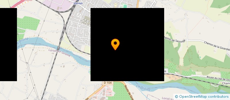 localisation de l'entreprise CF IMMO  LIVRON-SUR-DROME