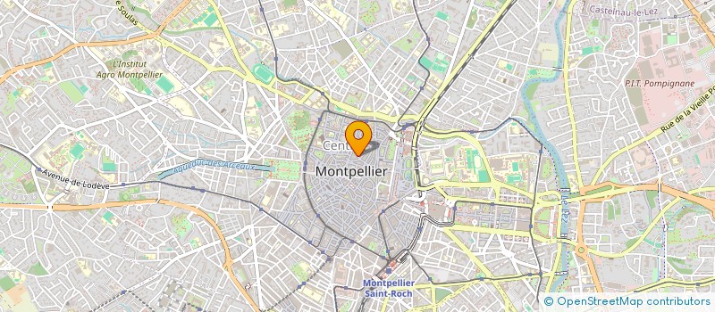 localisation de l'entreprise CF IMMOBILIER à MONTPELLIER