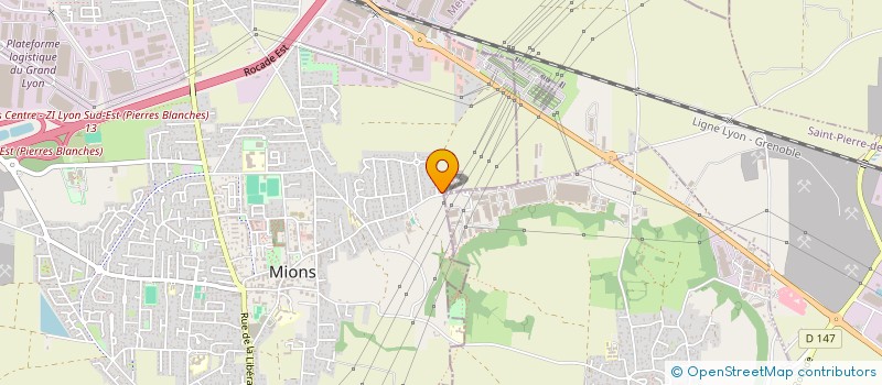 localisation de l'entreprise CF INDUSTRIE  MIONS