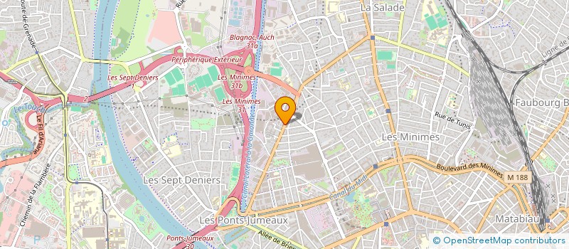 localisation de l'entreprise CF INNOV à TOULOUSE