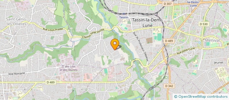 localisation de l'entreprise CF INT à TASSIN-LA-DEMI-LUNE