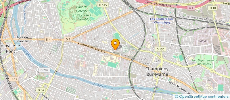 localisation de l'entreprise CF INVEST  CHAMPIGNY-SUR-MARNE