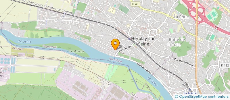 localisation de l'entreprise CF LOGISTIC à HERBLAY-SUR-SEINE