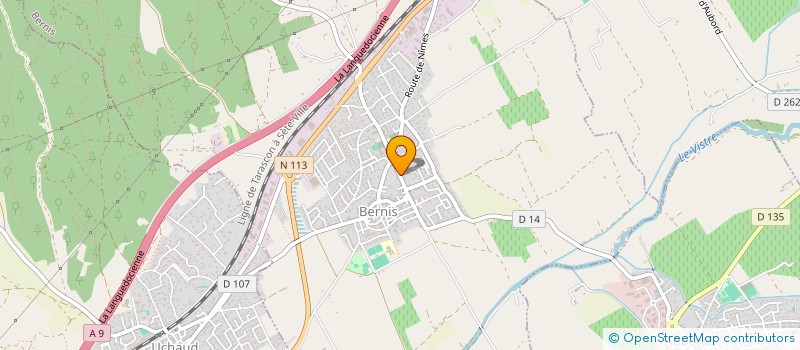 localisation de l'entreprise CF MEDICAL  BERNIS