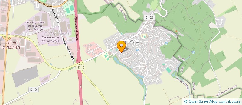 localisation de l'entreprise CF MEDICAL  SAINT-WITZ