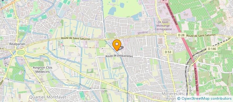 localisation de l'entreprise CF MENUISERIE  MORIERES-LES-AVIGNON