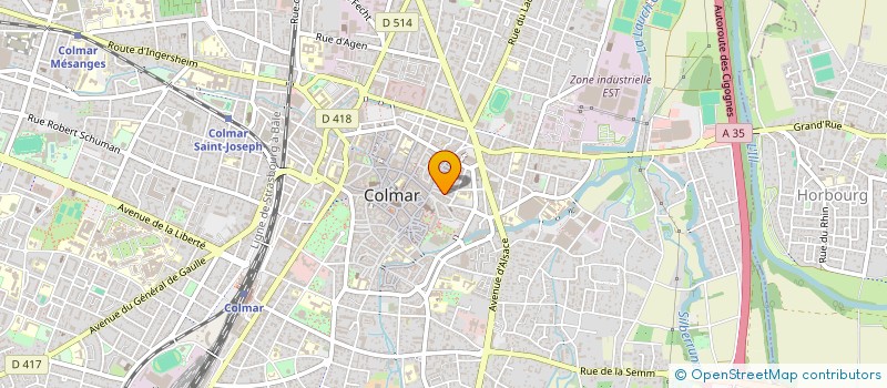 localisation de l'entreprise CF MOE à COLMAR