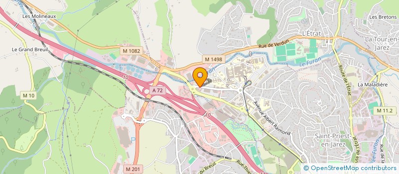 localisation de l'entreprise CF MONTROND  SAINT-PRIEST-EN-JAREZ