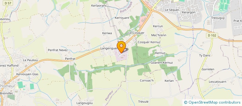 localisation de l'entreprise CF PAB  PLOMEUR