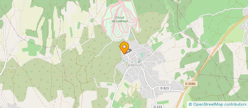 localisation de l'entreprise CF PHARMA  LEDENON