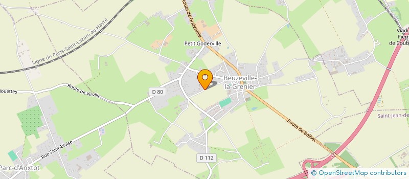 localisation de l'entreprise CF PLOMBERIE  BEUZEVILLE-LA-GRENIER