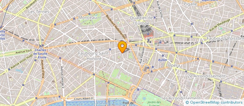 localisation de l'entreprise CF PROFINA  PARIS