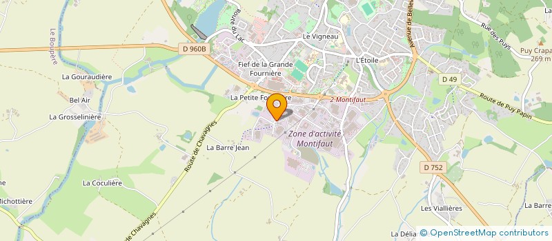 localisation de l'entreprise CF RECHERCHE ET DEVELOPPEMENT  POUZAUGES