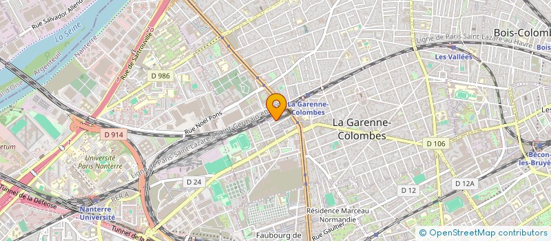 localisation de l'entreprise CF RENOV + à LA GARENNE-COLOMBES