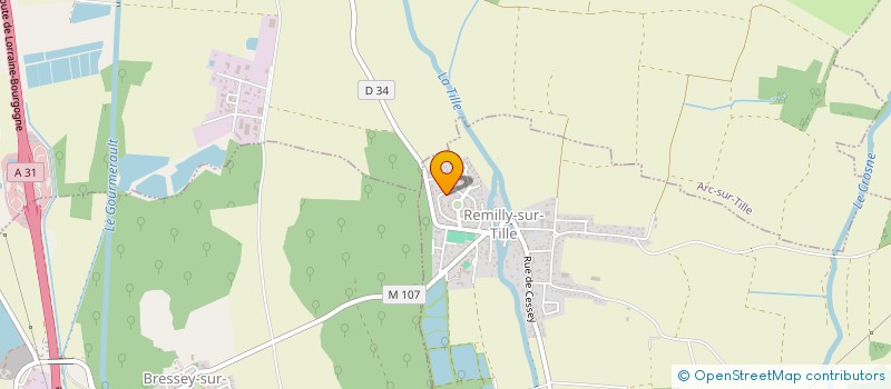 localisation de l'entreprise CF RENOVATION  REMILLY-SUR-TILLE