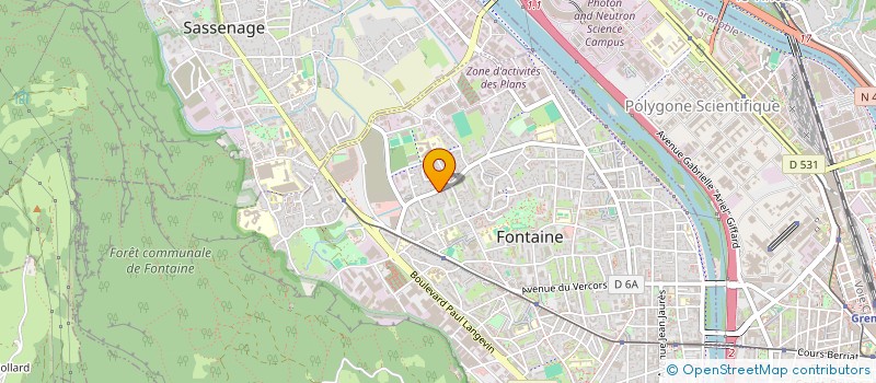 localisation de l'entreprise CF RENOVATION-MACONNERIE  FONTAINE