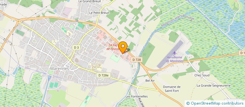 localisation de l'entreprise CF SEA FORCE  MARENNES-HIERS-BROUAGE