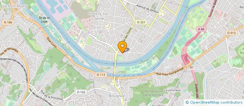 localisation de l'entreprise CF SOLUTIONS  CROISSY-SUR-SEINE