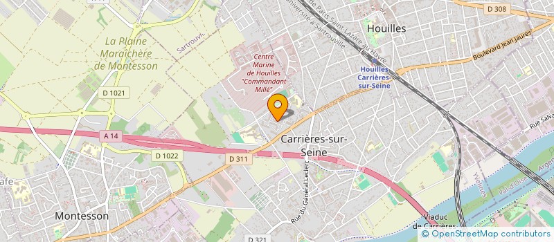 localisation de l'entreprise CF STAR MARKET  CARRIERES-SUR-SEINE