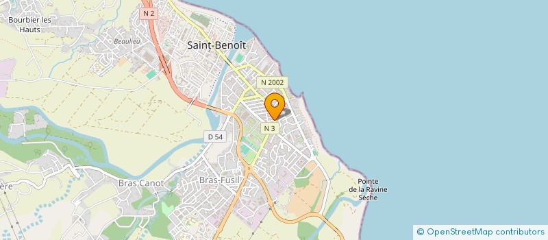 localisation de l'entreprise CF TERRASSEMENT  SAINT-BENOIT