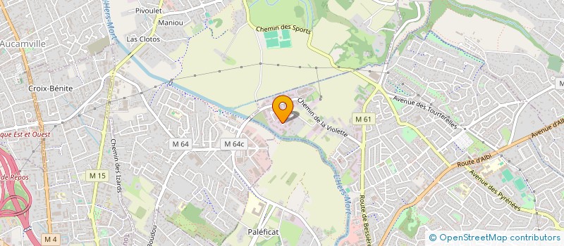 localisation de l'entreprise CF TOULOUSE à L'UNION