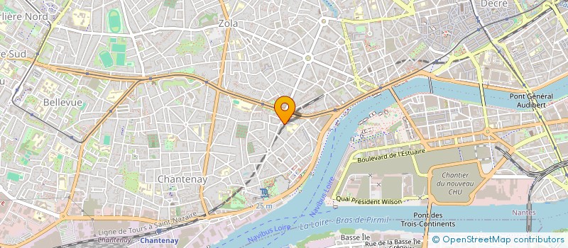 localisation de l'entreprise CF2A ENGINEERING à NANTES