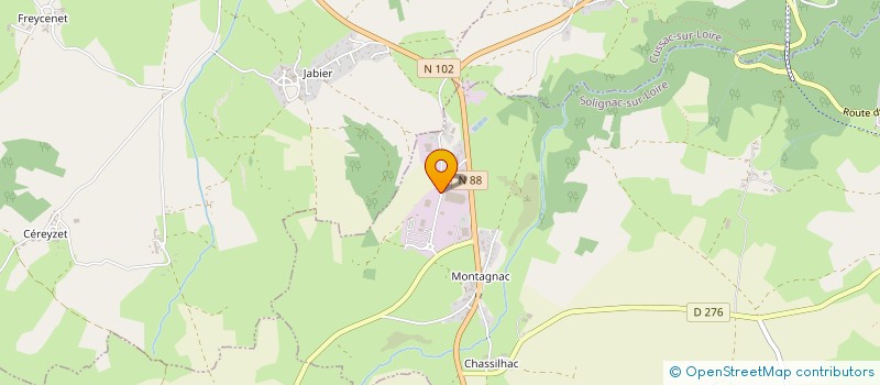 localisation de l'entreprise CF2C CHAPUIS à SOLIGNAC-SUR-LOIRE