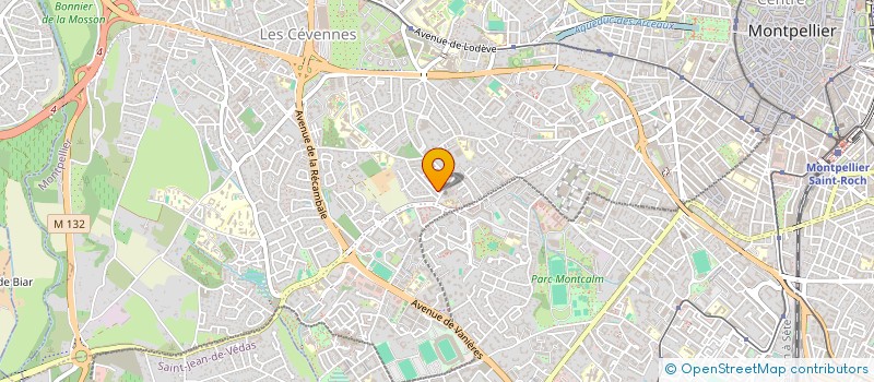 localisation de l'entreprise CF2G SCI à MONTPELLIER