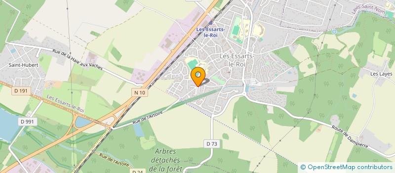 localisation de l'entreprise CF2M  LES ESSARTS-LE-ROI