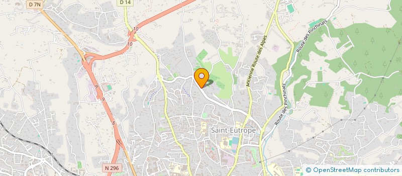 localisation de l'entreprise CF2M à AIX-EN-PROVENCE