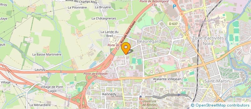 localisation de l'entreprise CFA 35 DES PREPARATEURS EN PHARMACIE  RENNES