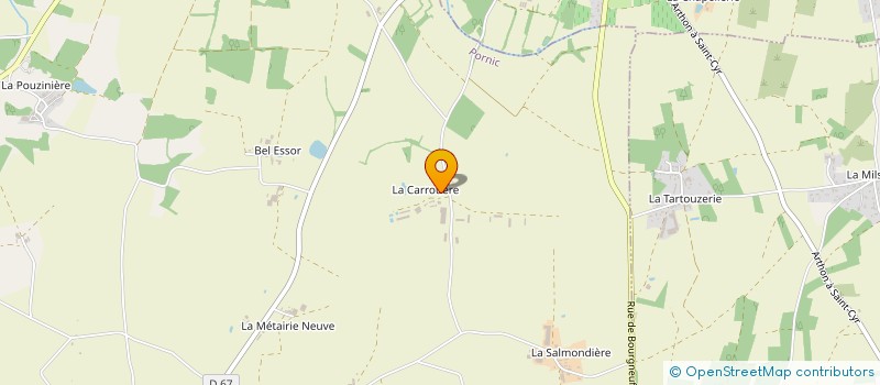 localisation de l'entreprise CFA DE L'ATLANTIQUE  PORNIC